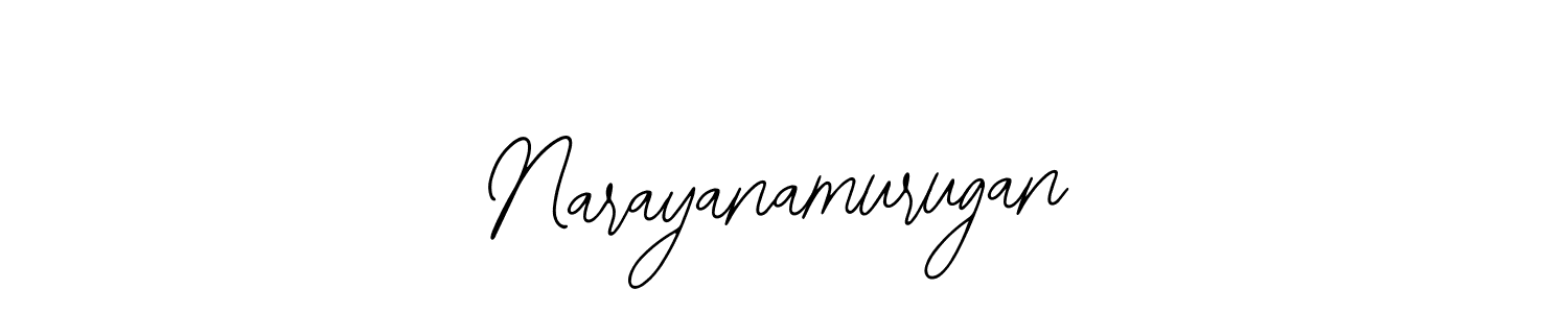 How to make Narayanamurugan name signature. Use Bearetta-2O07w style for creating short signs online. This is the latest handwritten sign. Narayanamurugan signature style 12 images and pictures png