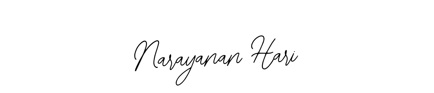 Bearetta-2O07w is a professional signature style that is perfect for those who want to add a touch of class to their signature. It is also a great choice for those who want to make their signature more unique. Get Narayanan Hari name to fancy signature for free. Narayanan Hari signature style 12 images and pictures png