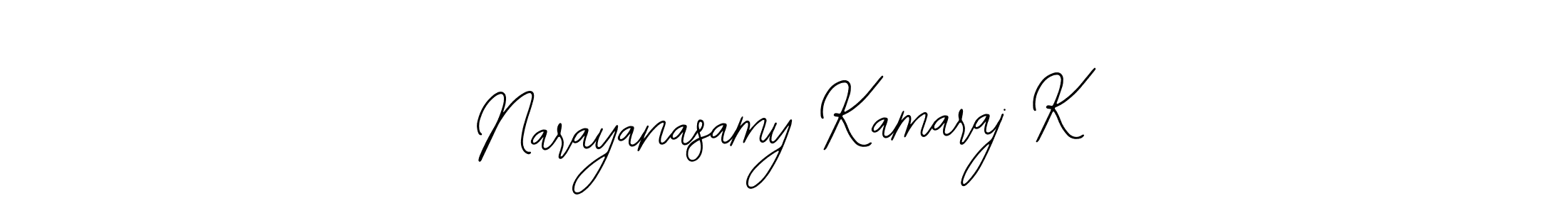 Design your own signature with our free online signature maker. With this signature software, you can create a handwritten (Bearetta-2O07w) signature for name Narayanasamy Kamaraj K. Narayanasamy Kamaraj K signature style 12 images and pictures png