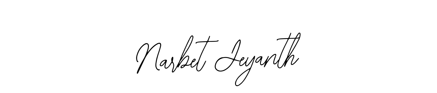 Make a beautiful signature design for name Narbet Jeyanth. Use this online signature maker to create a handwritten signature for free. Narbet Jeyanth signature style 12 images and pictures png