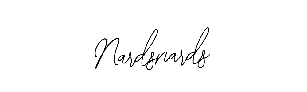 Use a signature maker to create a handwritten signature online. With this signature software, you can design (Bearetta-2O07w) your own signature for name Nardsnards. Nardsnards signature style 12 images and pictures png