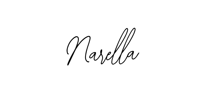 if you are searching for the best signature style for your name Narella. so please give up your signature search. here we have designed multiple signature styles  using Bearetta-2O07w. Narella signature style 12 images and pictures png