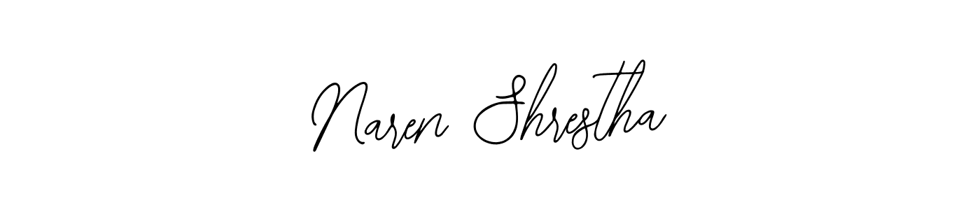 How to make Naren Shrestha signature? Bearetta-2O07w is a professional autograph style. Create handwritten signature for Naren Shrestha name. Naren Shrestha signature style 12 images and pictures png