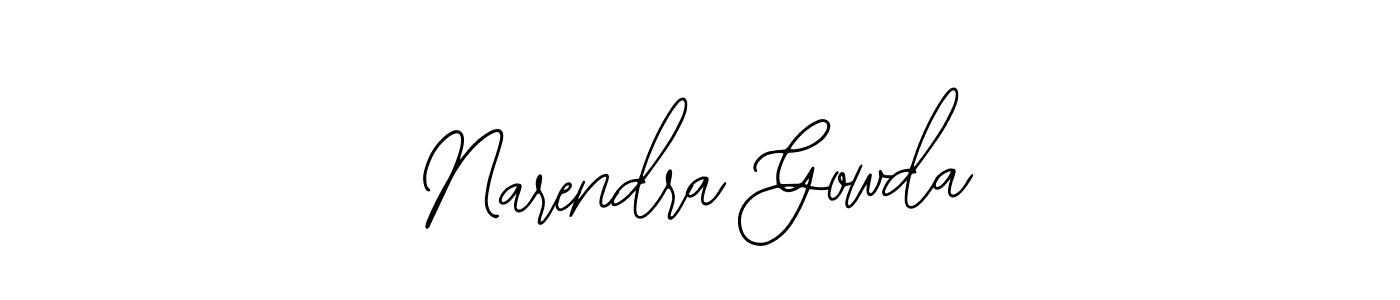 It looks lik you need a new signature style for name Narendra Gowda. Design unique handwritten (Bearetta-2O07w) signature with our free signature maker in just a few clicks. Narendra Gowda signature style 12 images and pictures png