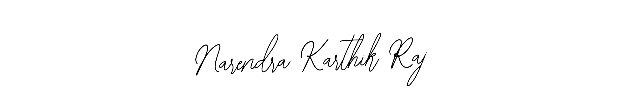 Use a signature maker to create a handwritten signature online. With this signature software, you can design (Bearetta-2O07w) your own signature for name Narendra Karthik Raj. Narendra Karthik Raj signature style 12 images and pictures png