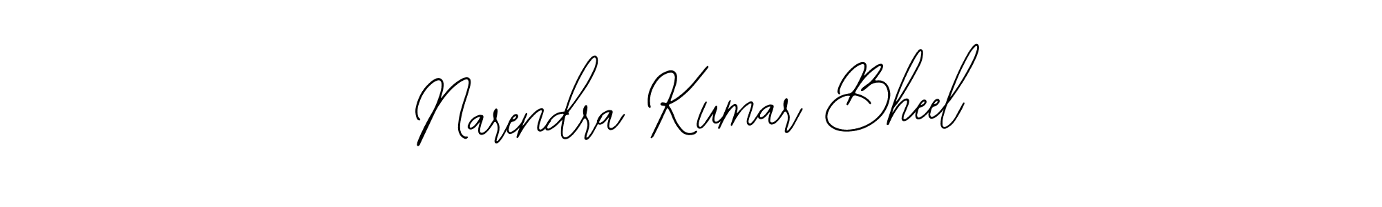 How to make Narendra Kumar Bheel signature? Bearetta-2O07w is a professional autograph style. Create handwritten signature for Narendra Kumar Bheel name. Narendra Kumar Bheel signature style 12 images and pictures png