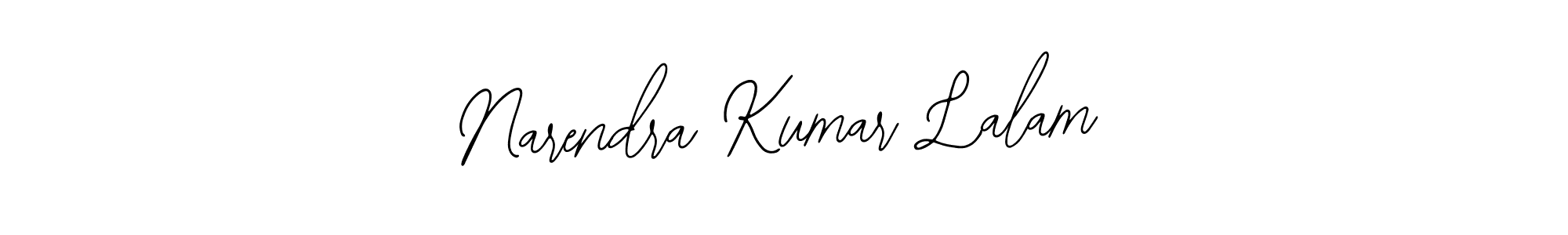 Use a signature maker to create a handwritten signature online. With this signature software, you can design (Bearetta-2O07w) your own signature for name Narendra Kumar Lalam. Narendra Kumar Lalam signature style 12 images and pictures png