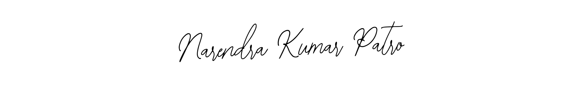 Bearetta-2O07w is a professional signature style that is perfect for those who want to add a touch of class to their signature. It is also a great choice for those who want to make their signature more unique. Get Narendra Kumar Patro name to fancy signature for free. Narendra Kumar Patro signature style 12 images and pictures png