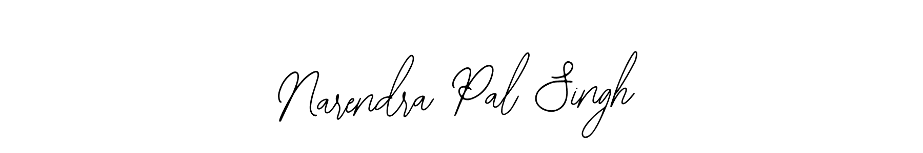 How to make Narendra Pal Singh name signature. Use Bearetta-2O07w style for creating short signs online. This is the latest handwritten sign. Narendra Pal Singh signature style 12 images and pictures png