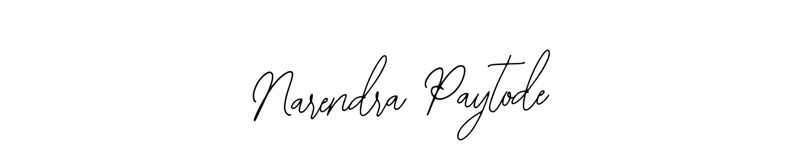 Design your own signature with our free online signature maker. With this signature software, you can create a handwritten (Bearetta-2O07w) signature for name Narendra Paytode. Narendra Paytode signature style 12 images and pictures png