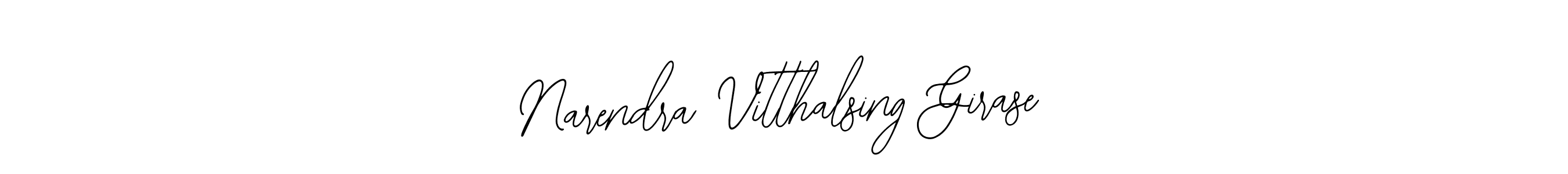 Bearetta-2O07w is a professional signature style that is perfect for those who want to add a touch of class to their signature. It is also a great choice for those who want to make their signature more unique. Get Narendra Vitthalsing Girase name to fancy signature for free. Narendra Vitthalsing Girase signature style 12 images and pictures png