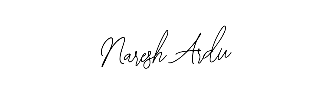 How to Draw Naresh Ardu signature style? Bearetta-2O07w is a latest design signature styles for name Naresh Ardu. Naresh Ardu signature style 12 images and pictures png