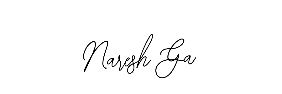 Naresh Ga stylish signature style. Best Handwritten Sign (Bearetta-2O07w) for my name. Handwritten Signature Collection Ideas for my name Naresh Ga. Naresh Ga signature style 12 images and pictures png