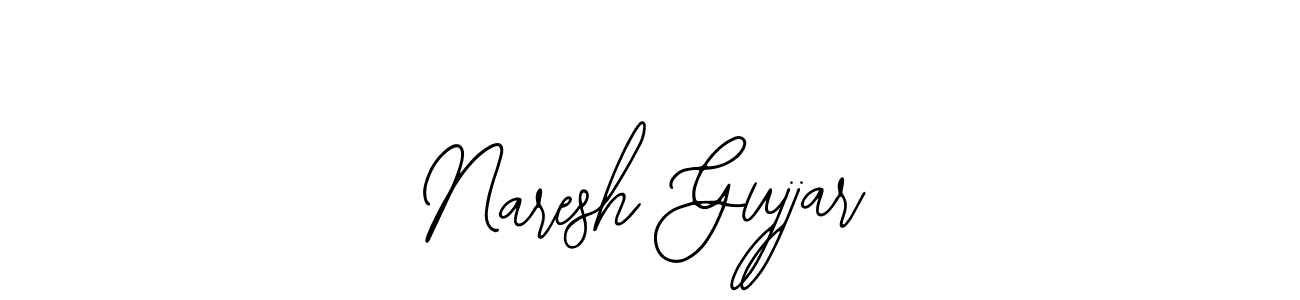 Create a beautiful signature design for name Naresh Gujjar. With this signature (Bearetta-2O07w) fonts, you can make a handwritten signature for free. Naresh Gujjar signature style 12 images and pictures png