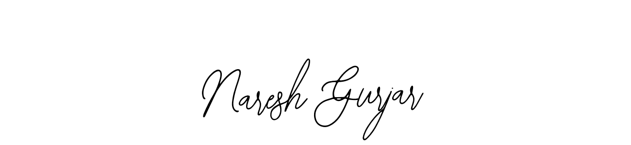 The best way (Bearetta-2O07w) to make a short signature is to pick only two or three words in your name. The name Naresh Gurjar include a total of six letters. For converting this name. Naresh Gurjar signature style 12 images and pictures png