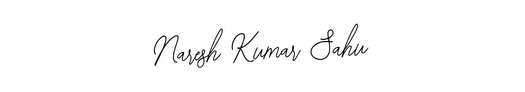 How to make Naresh Kumar Sahu name signature. Use Bearetta-2O07w style for creating short signs online. This is the latest handwritten sign. Naresh Kumar Sahu signature style 12 images and pictures png