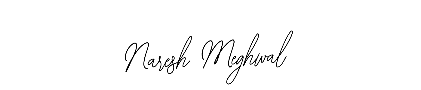 Make a beautiful signature design for name Naresh Meghwal. Use this online signature maker to create a handwritten signature for free. Naresh Meghwal signature style 12 images and pictures png