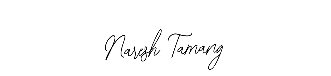if you are searching for the best signature style for your name Naresh Tamang. so please give up your signature search. here we have designed multiple signature styles  using Bearetta-2O07w. Naresh Tamang signature style 12 images and pictures png