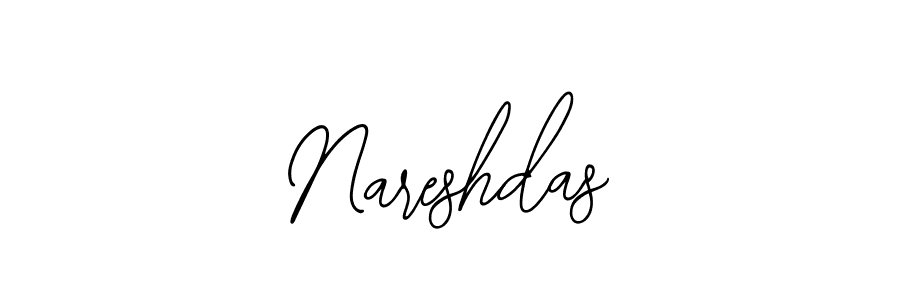 Design your own signature with our free online signature maker. With this signature software, you can create a handwritten (Bearetta-2O07w) signature for name Nareshdas. Nareshdas signature style 12 images and pictures png