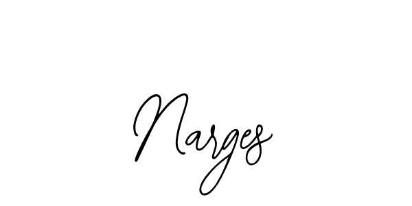 Design your own signature with our free online signature maker. With this signature software, you can create a handwritten (Bearetta-2O07w) signature for name Narges. Narges signature style 12 images and pictures png