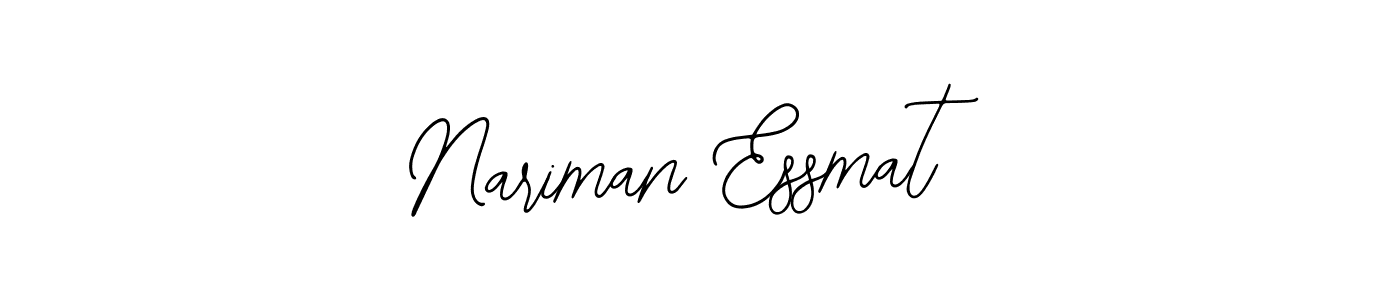 The best way (Bearetta-2O07w) to make a short signature is to pick only two or three words in your name. The name Nariman Essmat include a total of six letters. For converting this name. Nariman Essmat signature style 12 images and pictures png