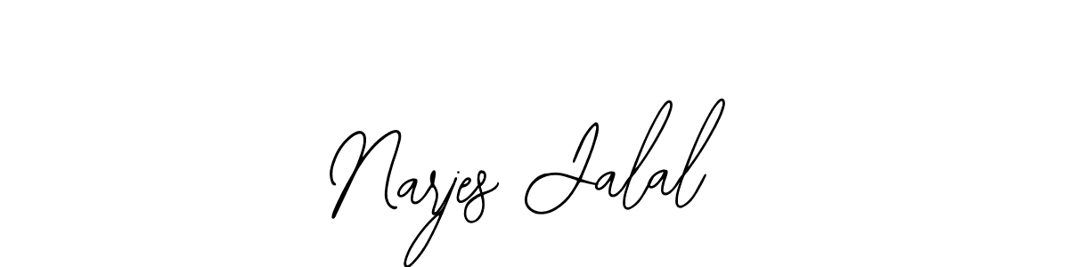 This is the best signature style for the Narjes Jalal name. Also you like these signature font (Bearetta-2O07w). Mix name signature. Narjes Jalal signature style 12 images and pictures png