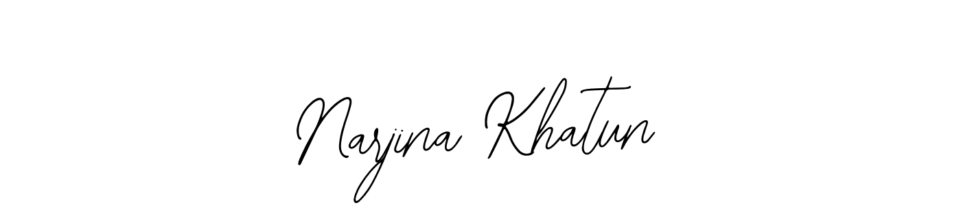 Also we have Narjina Khatun name is the best signature style. Create professional handwritten signature collection using Bearetta-2O07w autograph style. Narjina Khatun signature style 12 images and pictures png