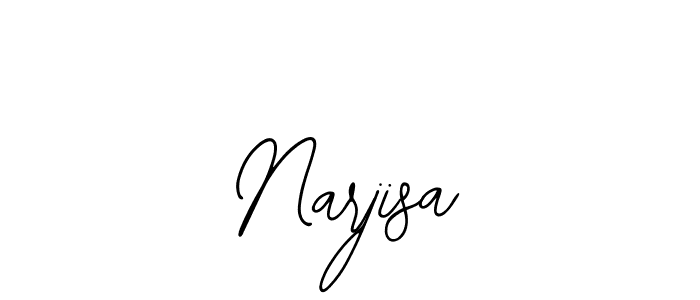 How to make Narjisa signature? Bearetta-2O07w is a professional autograph style. Create handwritten signature for Narjisa name. Narjisa signature style 12 images and pictures png