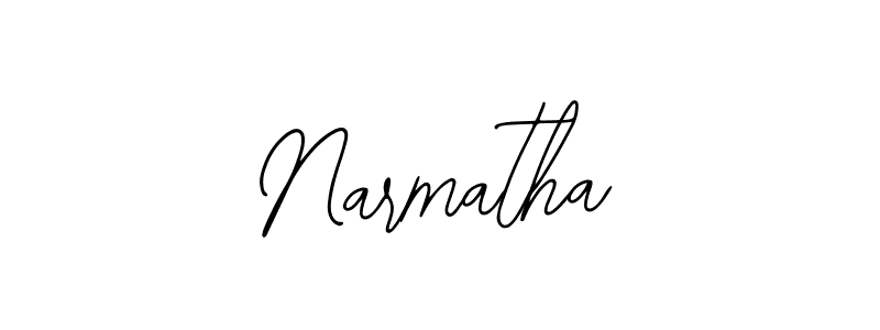 Make a beautiful signature design for name Narmatha. With this signature (Bearetta-2O07w) style, you can create a handwritten signature for free. Narmatha signature style 12 images and pictures png