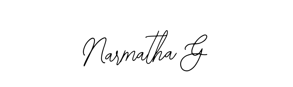 Make a beautiful signature design for name Narmatha G. Use this online signature maker to create a handwritten signature for free. Narmatha G signature style 12 images and pictures png