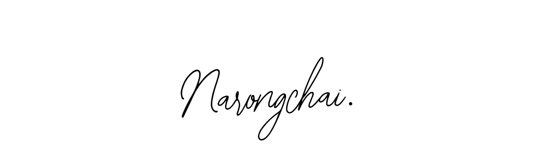 You should practise on your own different ways (Bearetta-2O07w) to write your name (Narongchai.) in signature. don't let someone else do it for you. Narongchai. signature style 12 images and pictures png