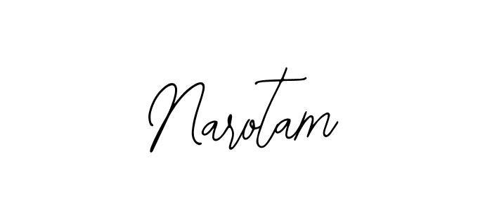 Make a beautiful signature design for name Narotam. With this signature (Bearetta-2O07w) style, you can create a handwritten signature for free. Narotam signature style 12 images and pictures png