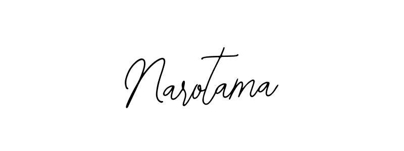 Design your own signature with our free online signature maker. With this signature software, you can create a handwritten (Bearetta-2O07w) signature for name Narotama. Narotama signature style 12 images and pictures png