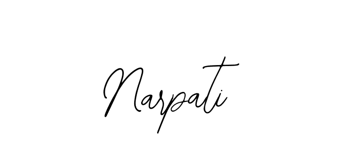 How to make Narpati signature? Bearetta-2O07w is a professional autograph style. Create handwritten signature for Narpati name. Narpati signature style 12 images and pictures png