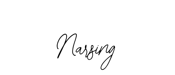 Narsing stylish signature style. Best Handwritten Sign (Bearetta-2O07w) for my name. Handwritten Signature Collection Ideas for my name Narsing. Narsing signature style 12 images and pictures png