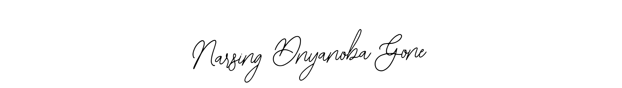 Similarly Bearetta-2O07w is the best handwritten signature design. Signature creator online .You can use it as an online autograph creator for name Narsing Dnyanoba Gone. Narsing Dnyanoba Gone signature style 12 images and pictures png