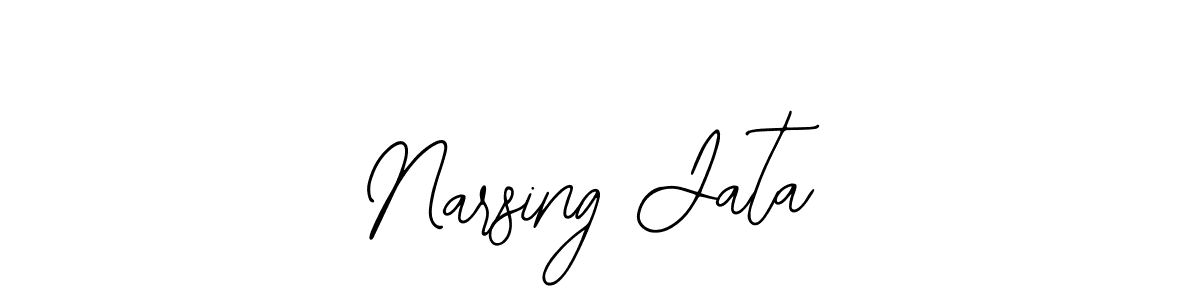 How to make Narsing Jata signature? Bearetta-2O07w is a professional autograph style. Create handwritten signature for Narsing Jata name. Narsing Jata signature style 12 images and pictures png