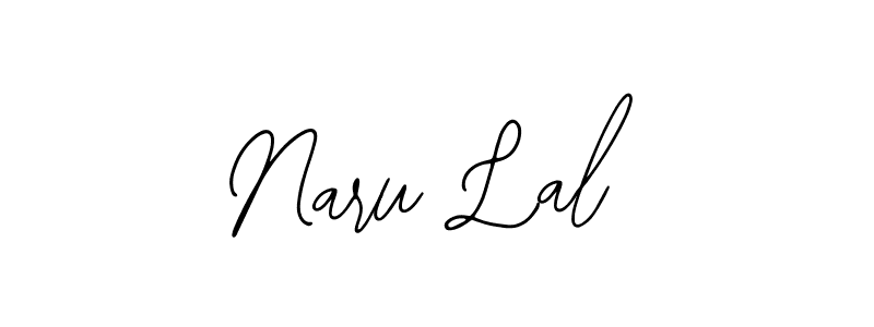 Design your own signature with our free online signature maker. With this signature software, you can create a handwritten (Bearetta-2O07w) signature for name Naru Lal. Naru Lal signature style 12 images and pictures png