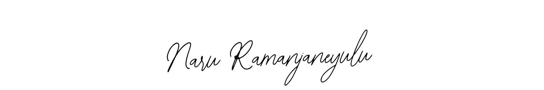The best way (Bearetta-2O07w) to make a short signature is to pick only two or three words in your name. The name Naru Ramanjaneyulu include a total of six letters. For converting this name. Naru Ramanjaneyulu signature style 12 images and pictures png