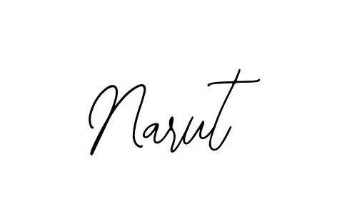 How to make Narut signature? Bearetta-2O07w is a professional autograph style. Create handwritten signature for Narut name. Narut signature style 12 images and pictures png