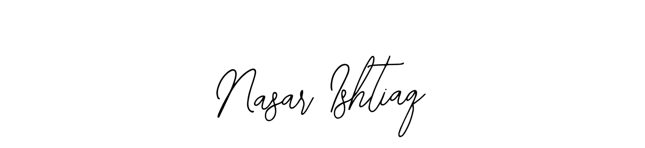 Make a beautiful signature design for name Nasar Ishtiaq. Use this online signature maker to create a handwritten signature for free. Nasar Ishtiaq signature style 12 images and pictures png