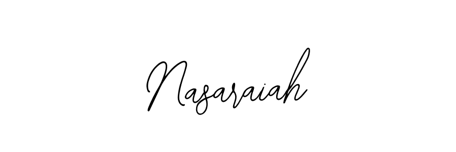 Bearetta-2O07w is a professional signature style that is perfect for those who want to add a touch of class to their signature. It is also a great choice for those who want to make their signature more unique. Get Nasaraiah name to fancy signature for free. Nasaraiah signature style 12 images and pictures png