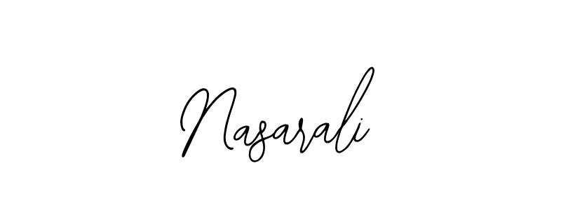 Use a signature maker to create a handwritten signature online. With this signature software, you can design (Bearetta-2O07w) your own signature for name Nasarali. Nasarali signature style 12 images and pictures png