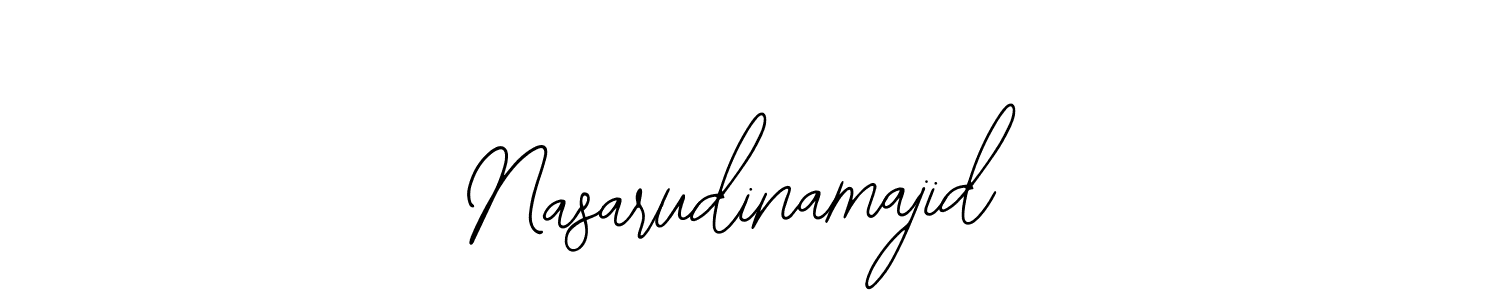 Design your own signature with our free online signature maker. With this signature software, you can create a handwritten (Bearetta-2O07w) signature for name Nasarudinamajid. Nasarudinamajid signature style 12 images and pictures png