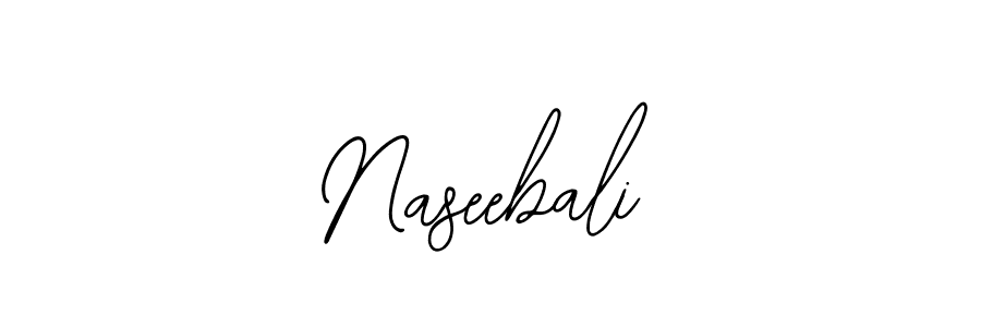 Also You can easily find your signature by using the search form. We will create Naseebali name handwritten signature images for you free of cost using Bearetta-2O07w sign style. Naseebali signature style 12 images and pictures png