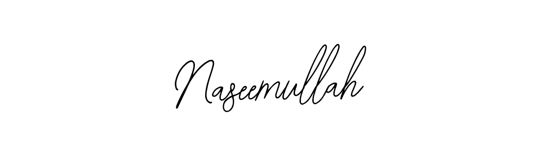 Design your own signature with our free online signature maker. With this signature software, you can create a handwritten (Bearetta-2O07w) signature for name Naseemullah. Naseemullah signature style 12 images and pictures png