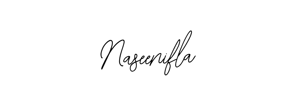 Use a signature maker to create a handwritten signature online. With this signature software, you can design (Bearetta-2O07w) your own signature for name Naseenifla. Naseenifla signature style 12 images and pictures png