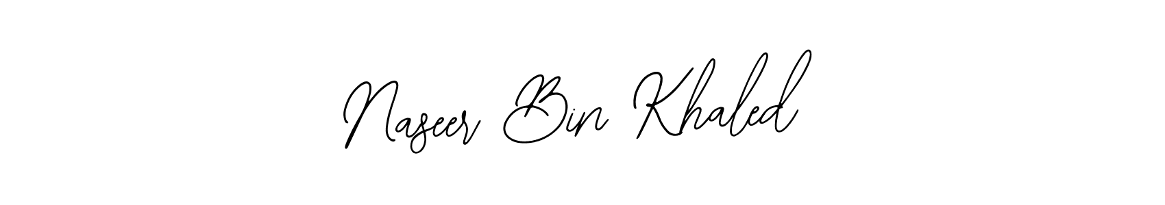 This is the best signature style for the Naseer Bin Khaled name. Also you like these signature font (Bearetta-2O07w). Mix name signature. Naseer Bin Khaled signature style 12 images and pictures png