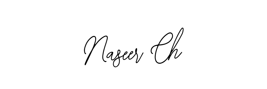 Make a beautiful signature design for name Naseer Ch. Use this online signature maker to create a handwritten signature for free. Naseer Ch signature style 12 images and pictures png