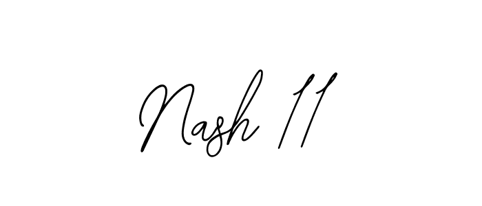 Nash 11 stylish signature style. Best Handwritten Sign (Bearetta-2O07w) for my name. Handwritten Signature Collection Ideas for my name Nash 11. Nash 11 signature style 12 images and pictures png